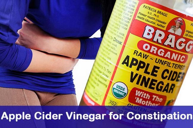 Apple Cider Vinegar pour la constipation