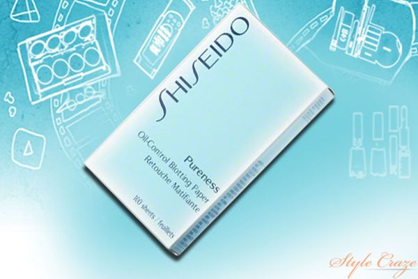 Shiseido pureté contrôle du pétrole du papier buvard