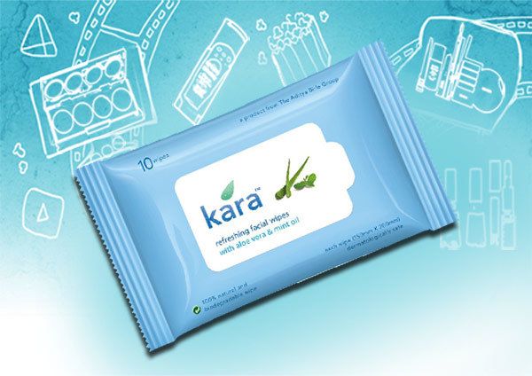 Kara lingettes de soins de la peau