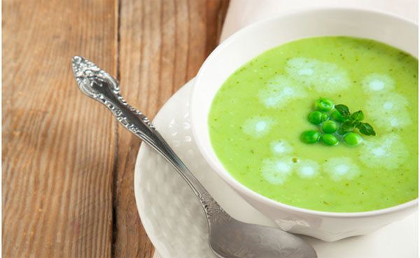 Vert frais Pea Soup