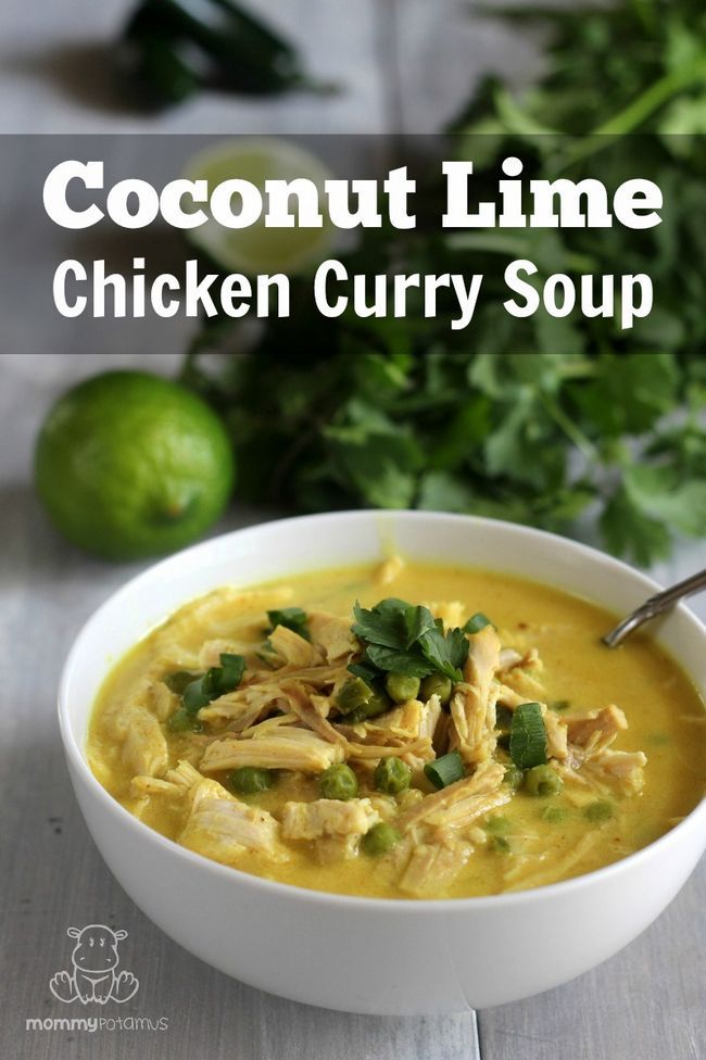 Soupe Curry Coconut Lime poulet #paleodinner #paleosoup #bonebroth #chickenbroth #turmeric
