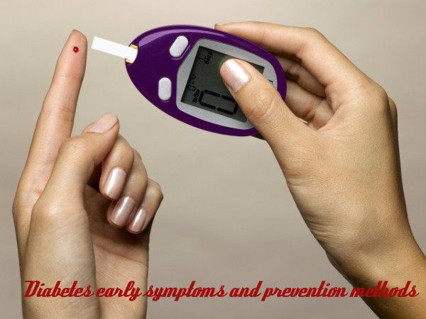 Diabète premiers symptômes et les méthodes de prévention