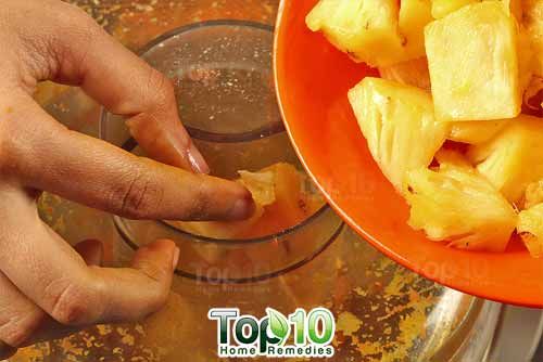 Arthrite bricolage jus recette 1 ananas