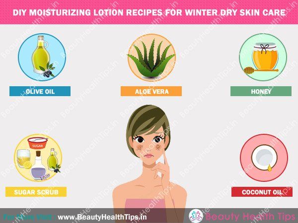 Bricolage recettes hydratant lotion pour l'hiver les soins de la peau sèche