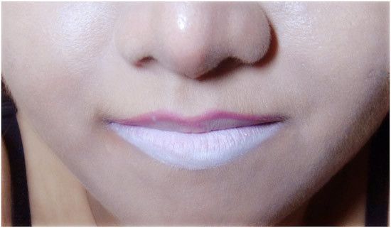 lèvres inférieures maquillage