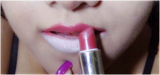 rouge à lèvres rose préférée