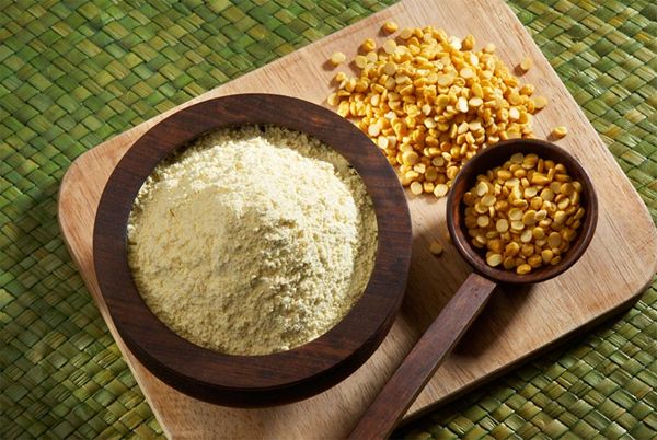 Les prestations de santé de farine de besan / gramme de farine