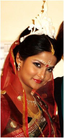 maquillage de mariée hindou