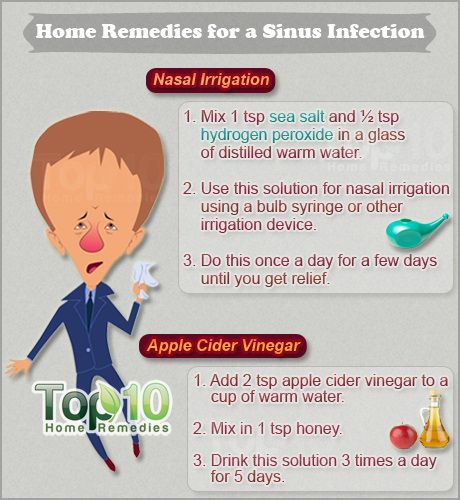 remèdes maison pour une infection des sinus