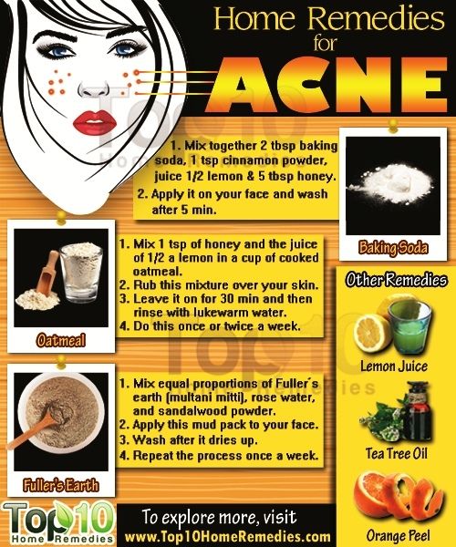 remèdes maison pour l'acné