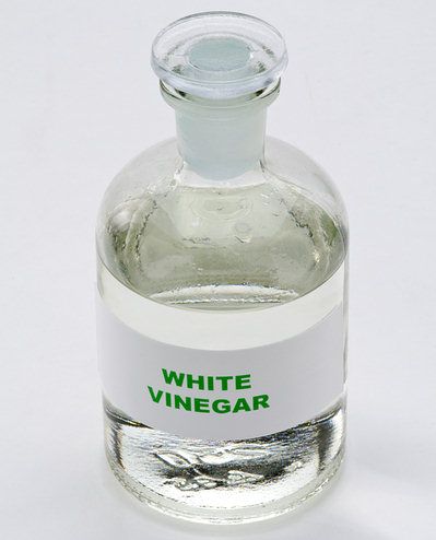 blanc bouteille de vinaigre