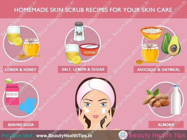 Homemade peau-Scrub-recettes-pour-votre-soins de la peau