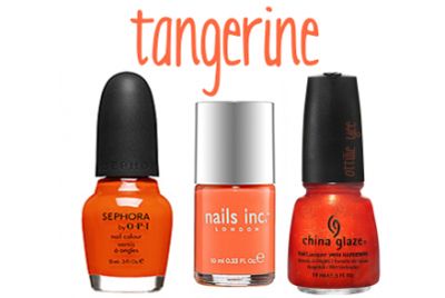 tangerine vernis à ongles