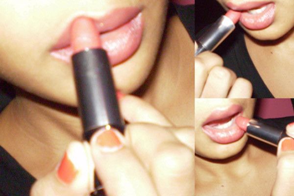 des mesures pour appliquer le rouge à lèvres parfaitement