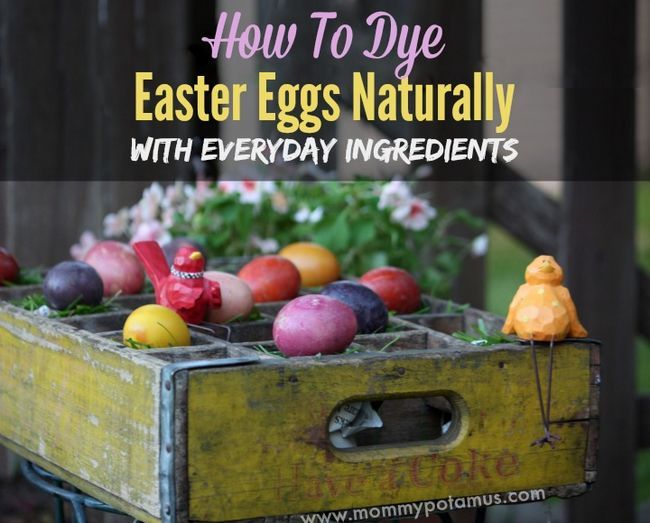 Comment teindre des oeufs de Pâques avec des ingrédients naturellement tous les jours