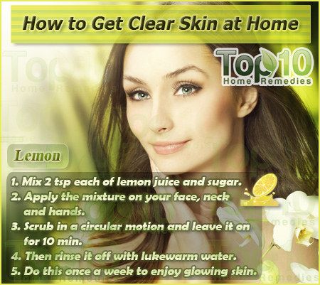 comment obtenir une peau claire à la maison