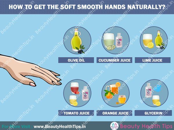 Comment faire pour obtenir les mains douces et lisses naturellement?