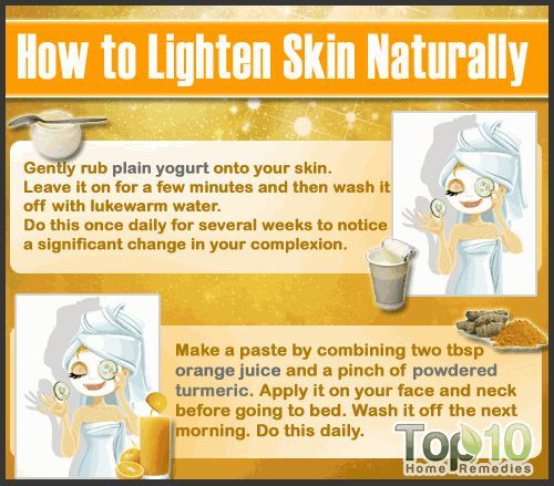 Comment éclaircir la peau naturellement
