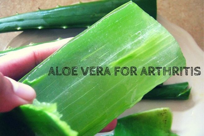 Aloe vera pour l'arthrite