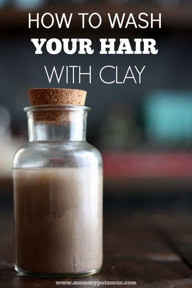 Clay lavage des cheveux shampooing