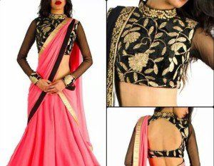 Blouse conception pour la moitié saris2