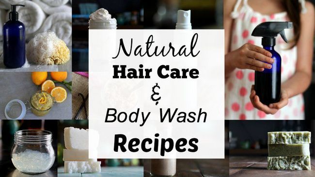 Natural soins des cheveux et de lavage corporel: recettes et recommandations