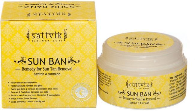Sun Ban-Tan crème de suppression des effets de blanchiment