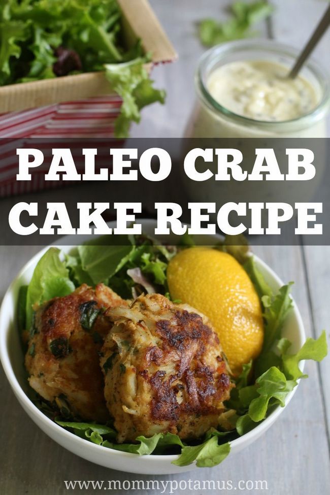 paléo-crabe gâteau recette