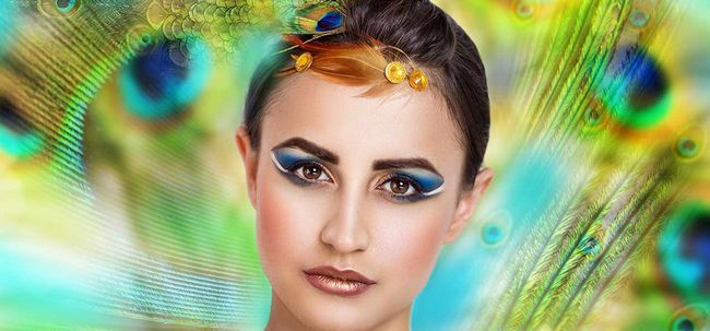 Maquillage des yeux Peacock Tutorial - avec des étapes détaillées et les photos