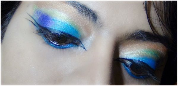Maquillage des yeux Peacock 9