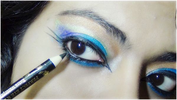 Maquillage des yeux Peacock 10