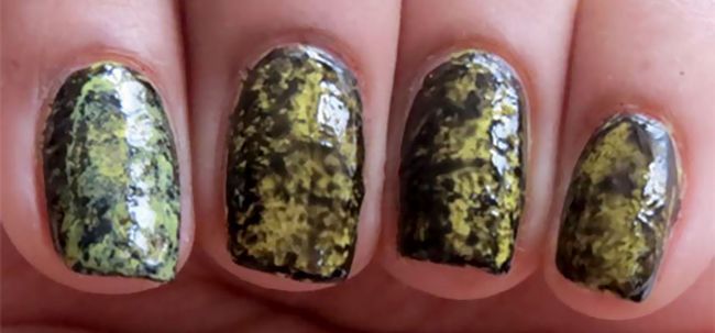 Saran Wrap Tutoriel Nails - Nail art en utilisant des produits bon marché
