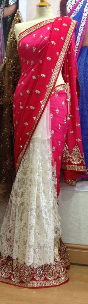 plis en sari drapé