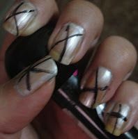 Shimmer Blanc Nails