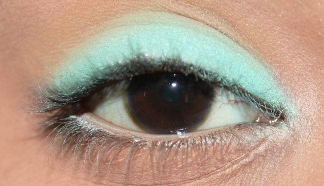 Maquillage Mint Eye Look-tutoriel (2)