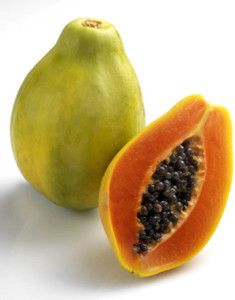 La papaye est un fruit d'été de guérison