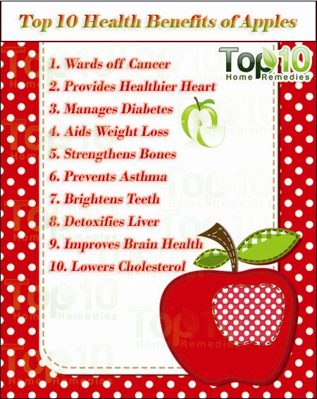 avantages pour la santé de pommes
