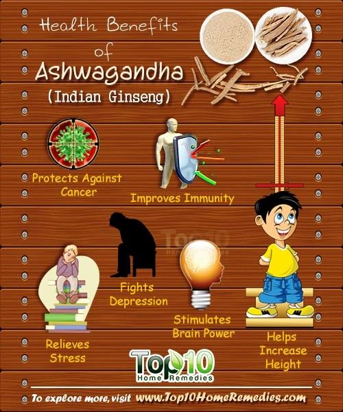 avantages pour la santé de ashwagandha