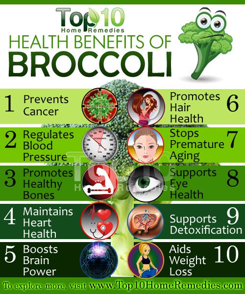 avantages pour la santé de brocoli