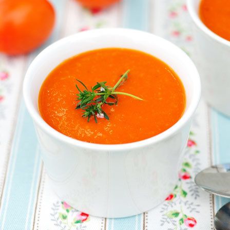Soupe aux tomates et d'Orange
