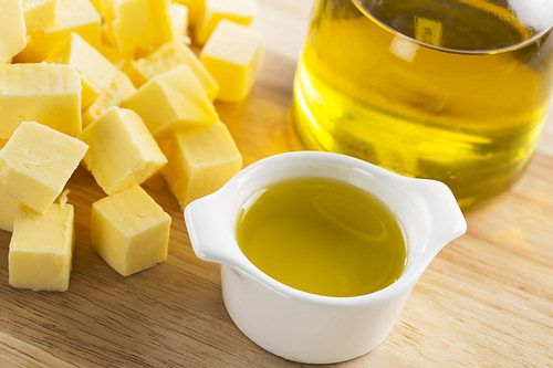 l'huile d'olive pour le beurre