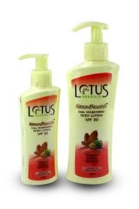 Lotus Herbals Almond nourrir quotidiennement nourrissante lotion pour le corps - SPF 20