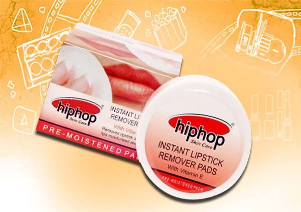 hip soins de la peau hop tous les tampons démaquillants instantanés lèvres naturelles