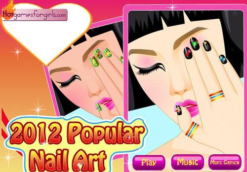 nail art populaire pour les filles