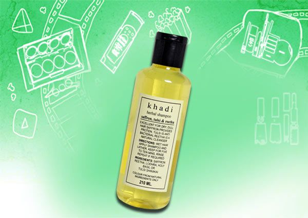 khadi à base de plantes de safran Tulsi & reetha shampooing