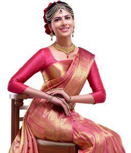 Blouse pour la conception saris11 de soie