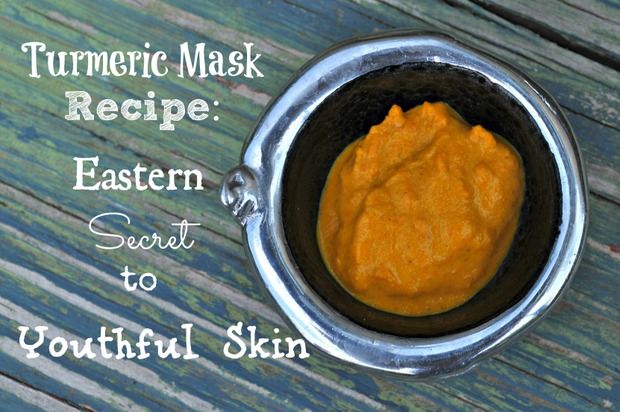 Curcuma recette de masque: le secret de l'Est à une peau jeune