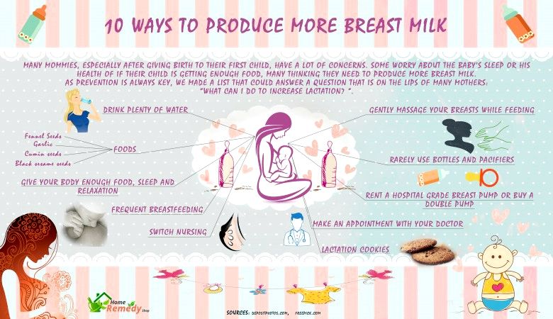 10 façons de produire plus de lait maternel
