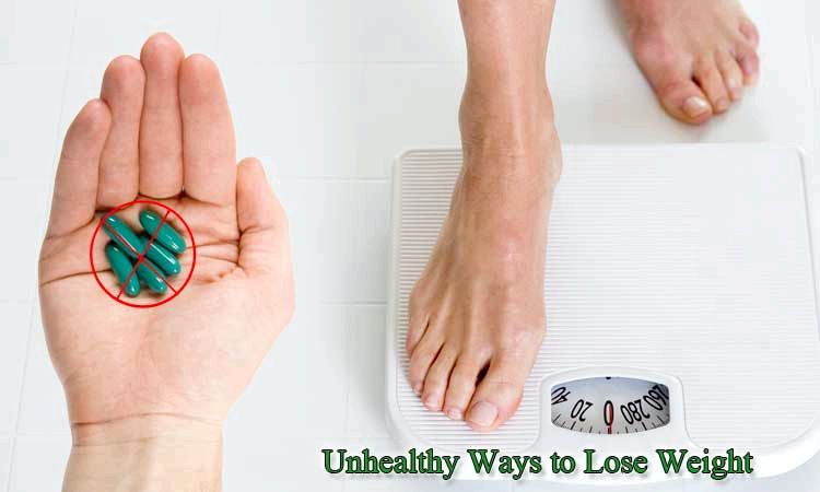 16 façons malsaines pour perdre du poids