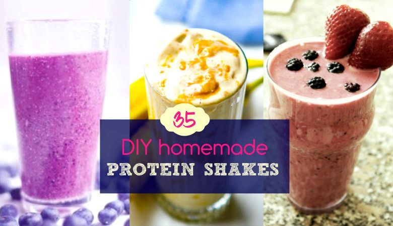 ! 35 Shakes de protéines Homemade bricolage